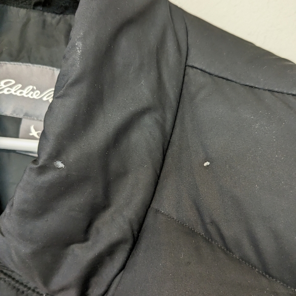 Eddie Bauer Black Puffer Vest Size L - Picture 5 of 5